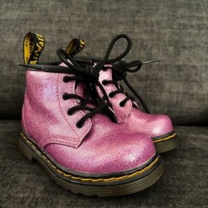 Baby/Toddler sparkle doc martens